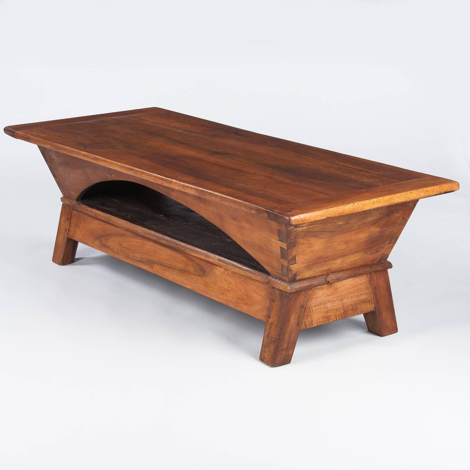 Country French Walnut Coffee Table, 19th Century 4