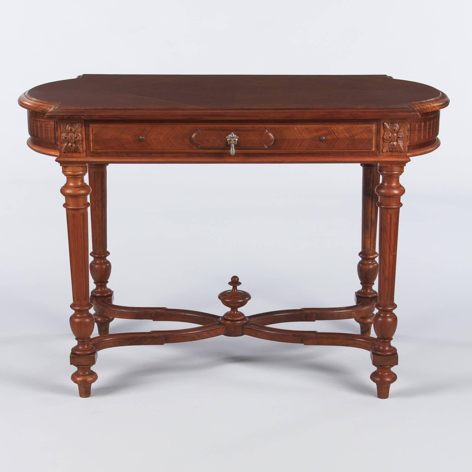 Louis XVI Style Cherrywood Desk, France, Early 1900s 1