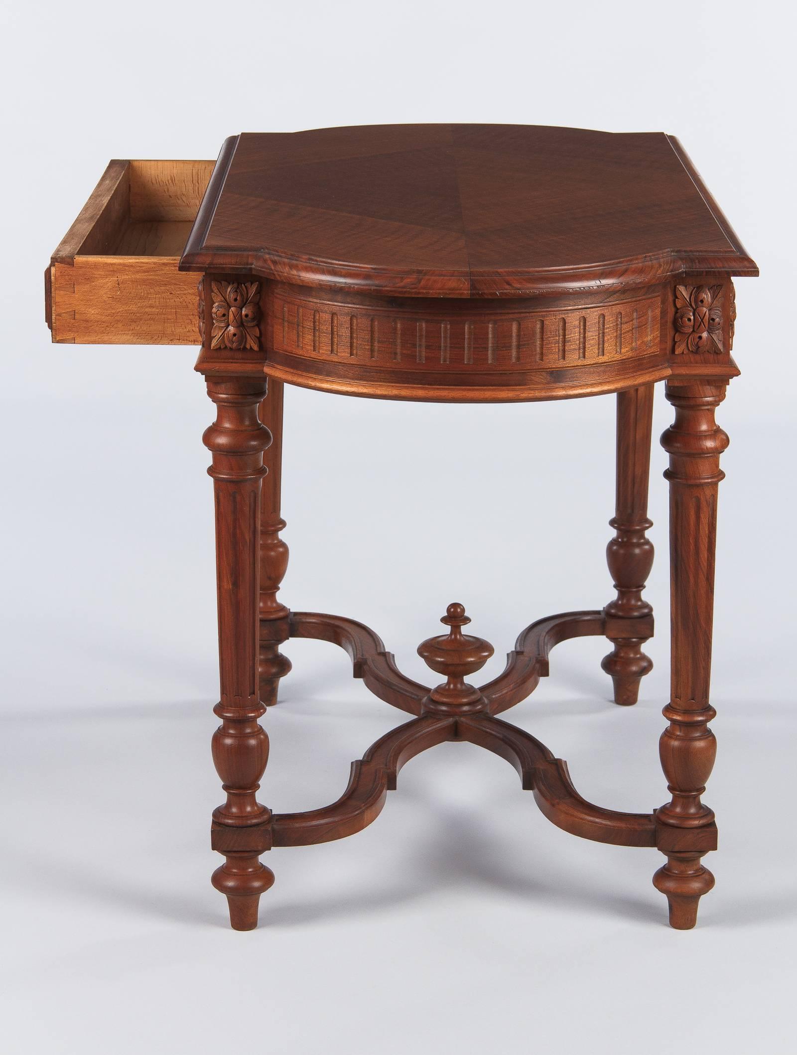Louis XVI Style Cherrywood Desk, France, Early 1900s In Good Condition In Austin, TX