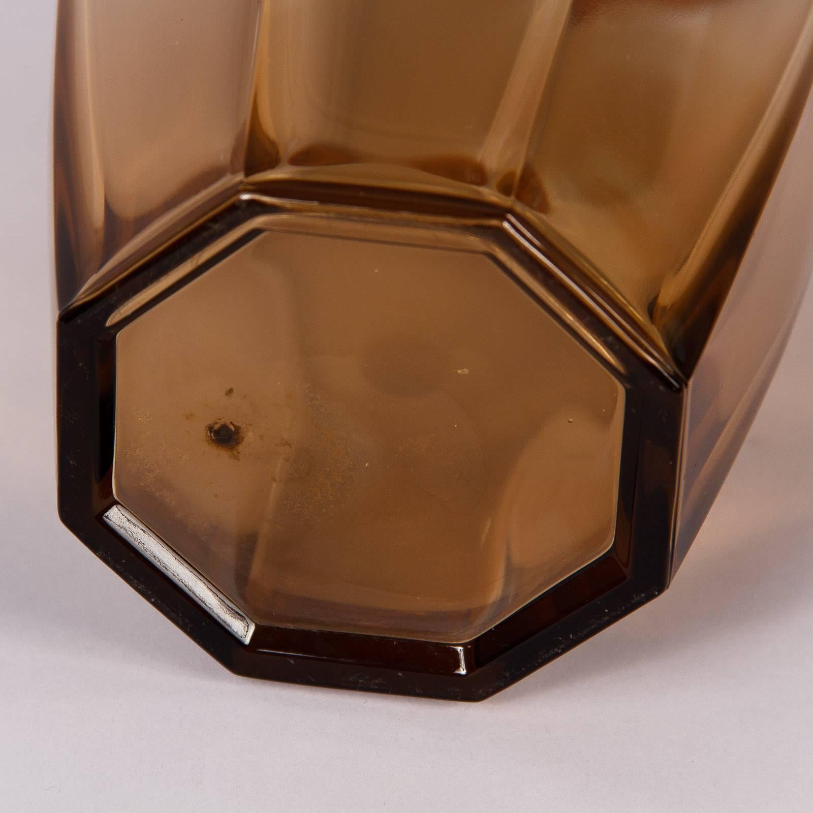 Hermès French Vintage Cut Glass Perfume Bottle, 1970s 5