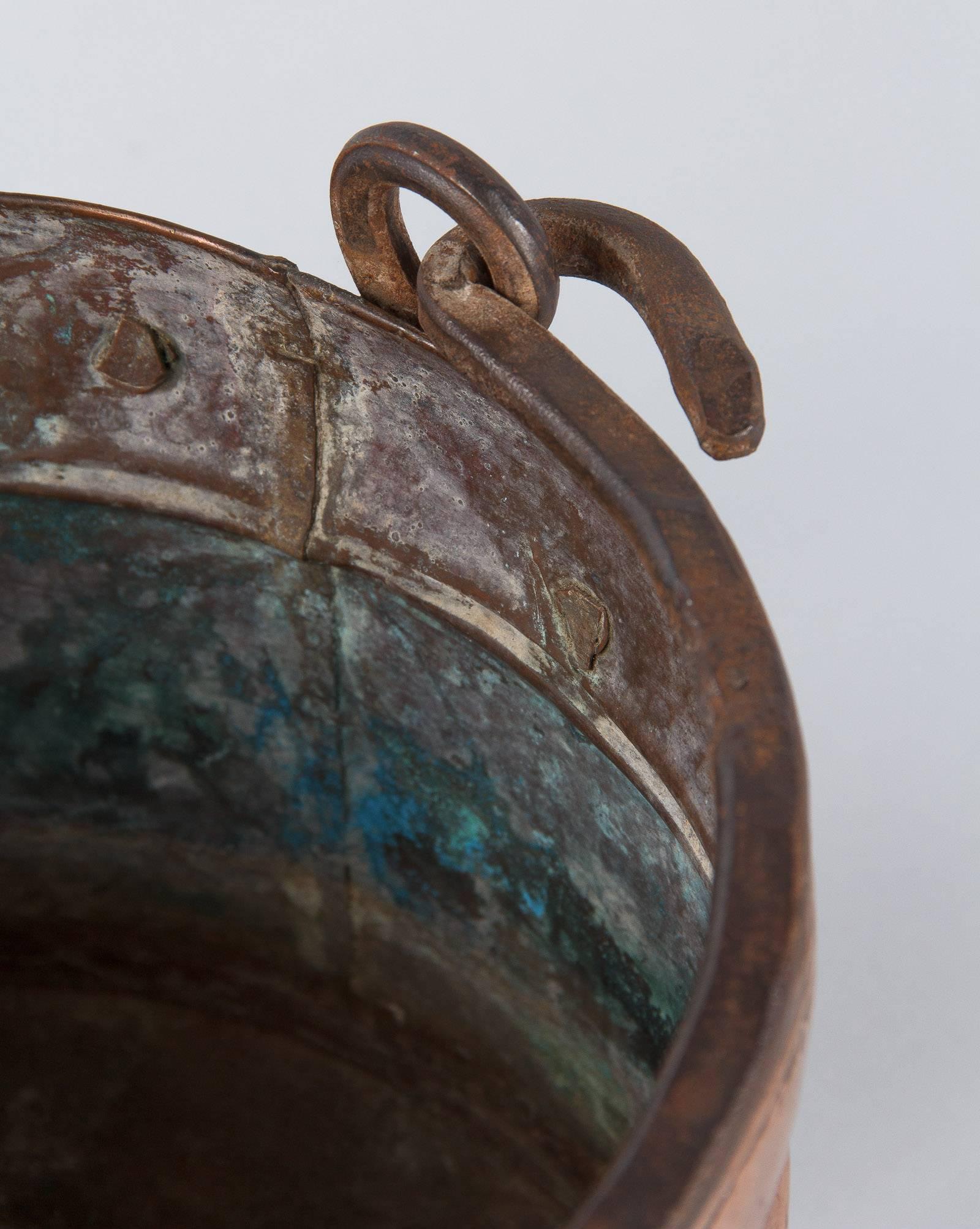 19th Century French Copper Bucket 1