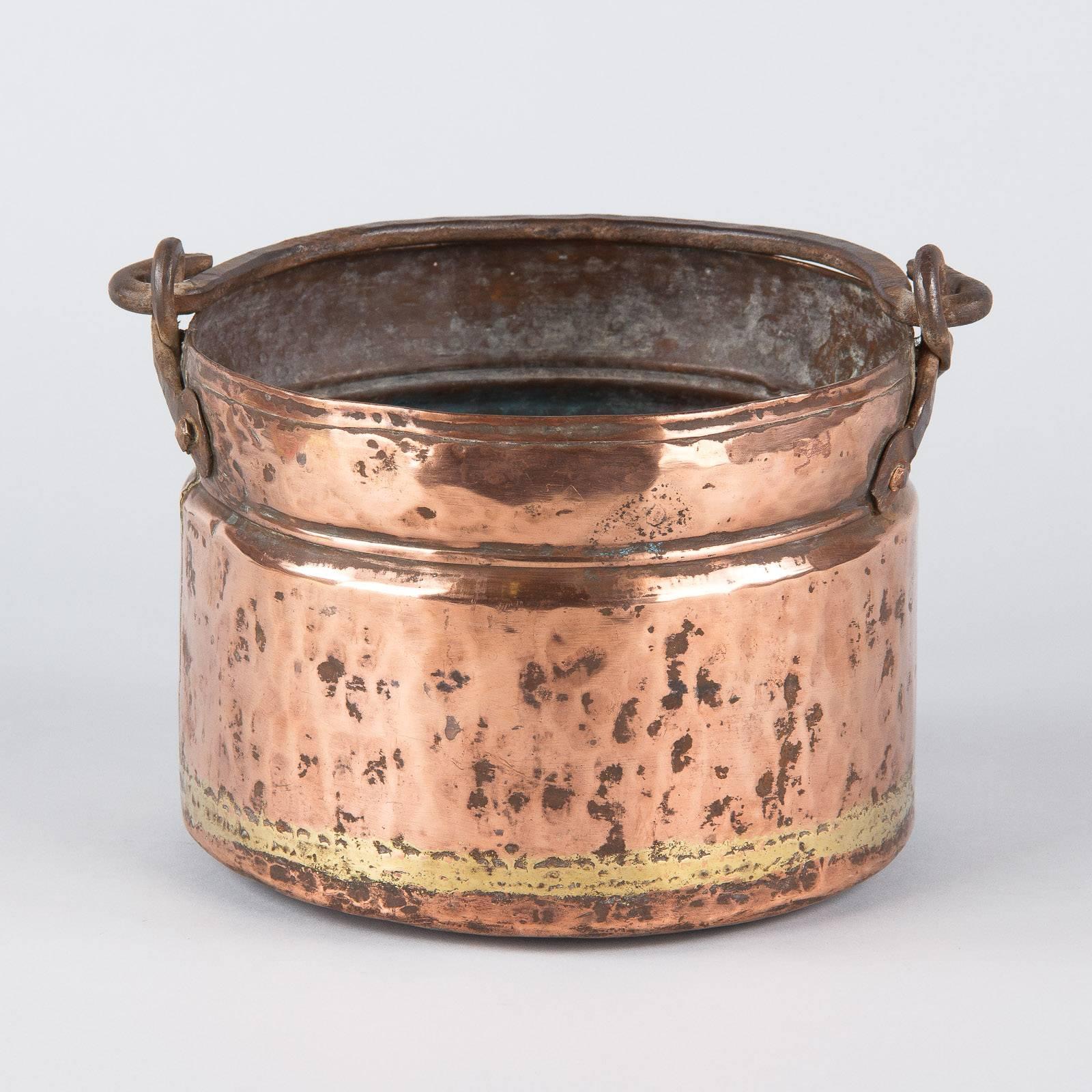 19th Century French Copper Bucket 4