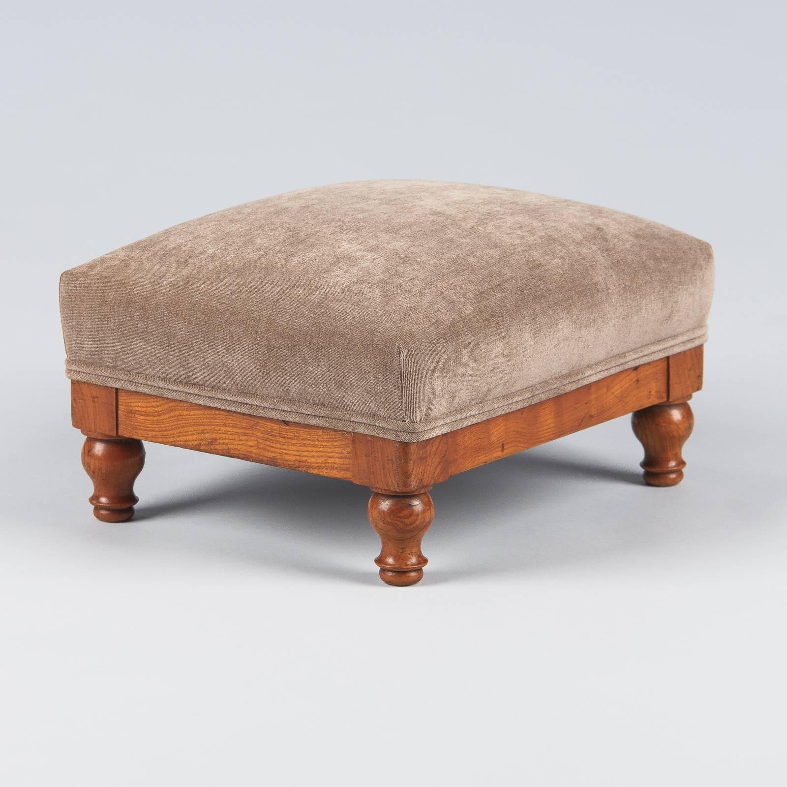 French Louis Philippe Style Footstool, 1900s 3