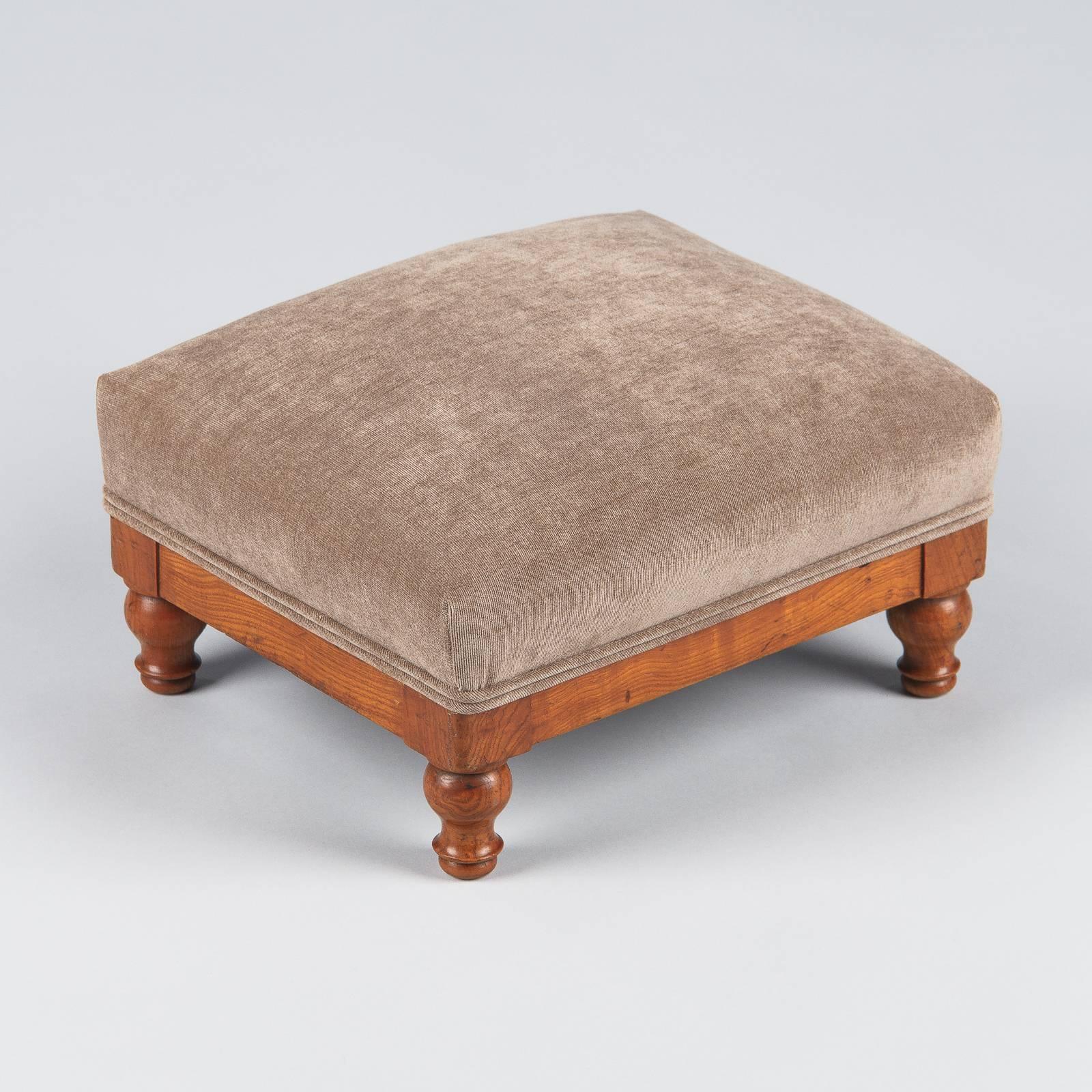 French Louis Philippe Style Footstool, 1900s 1