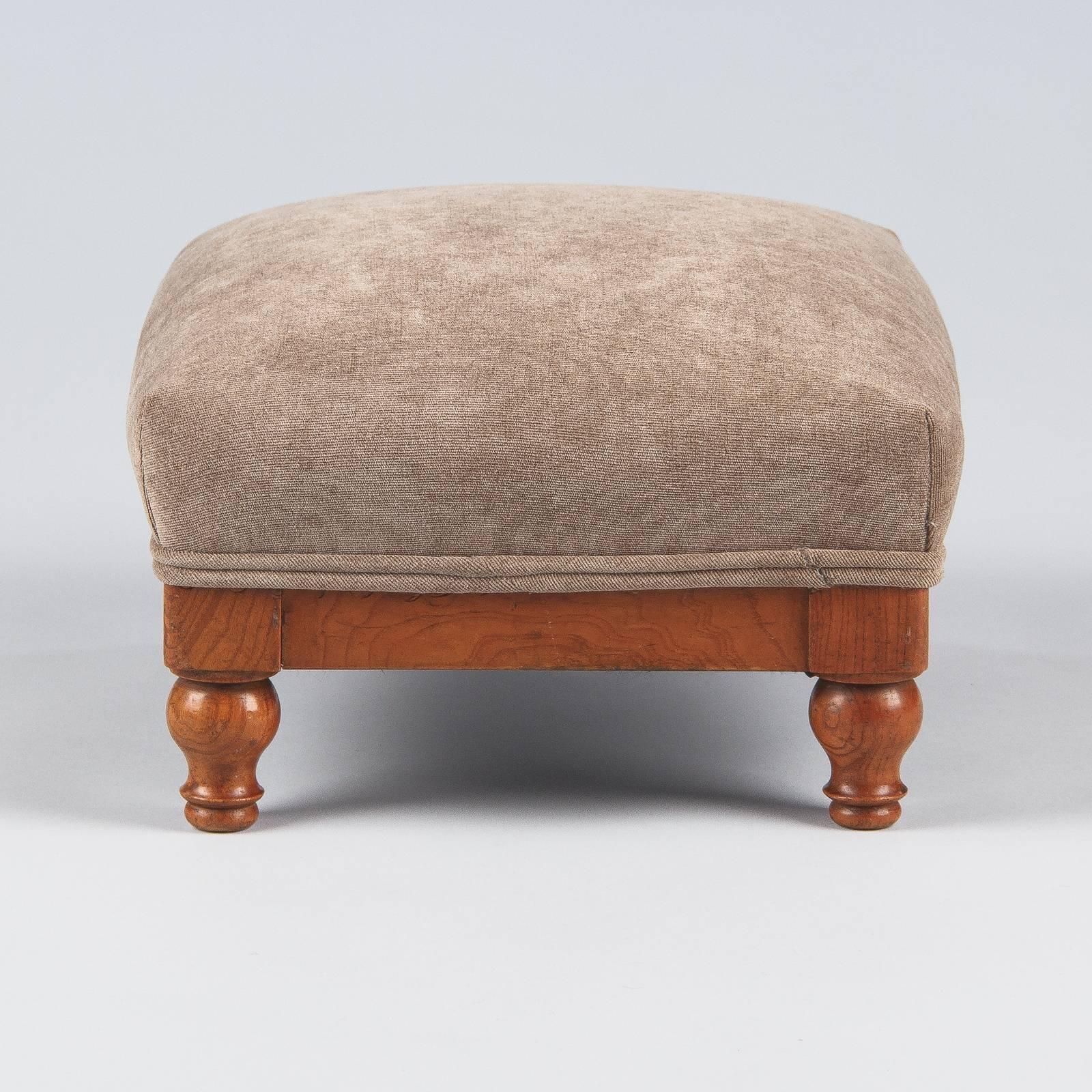 French Louis Philippe Style Footstool, 1900s 4