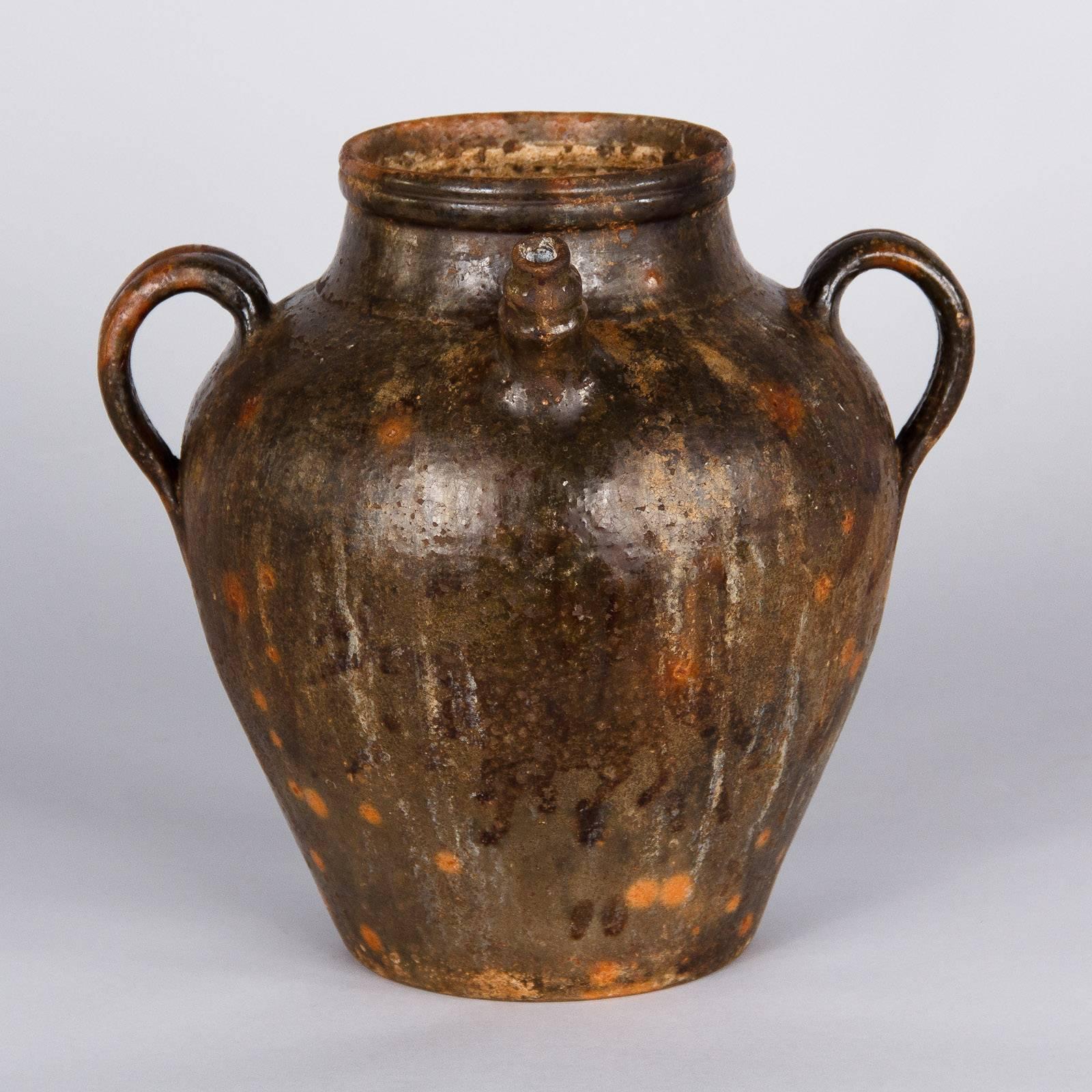French Earthenware Water Jar, Late 1800s 1