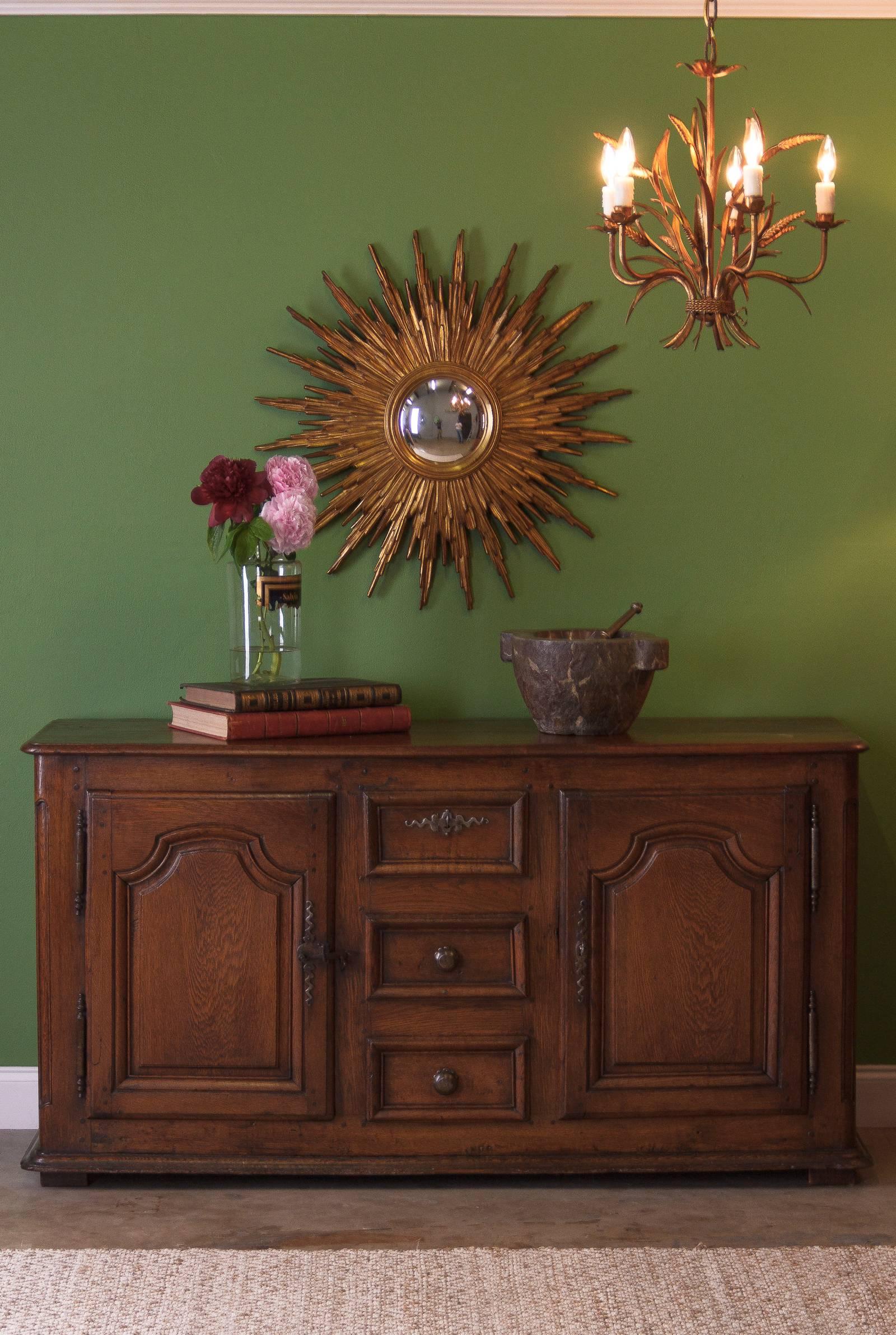 18th Century French Louis XIV Oak Buffet In Good Condition In Austin, TX