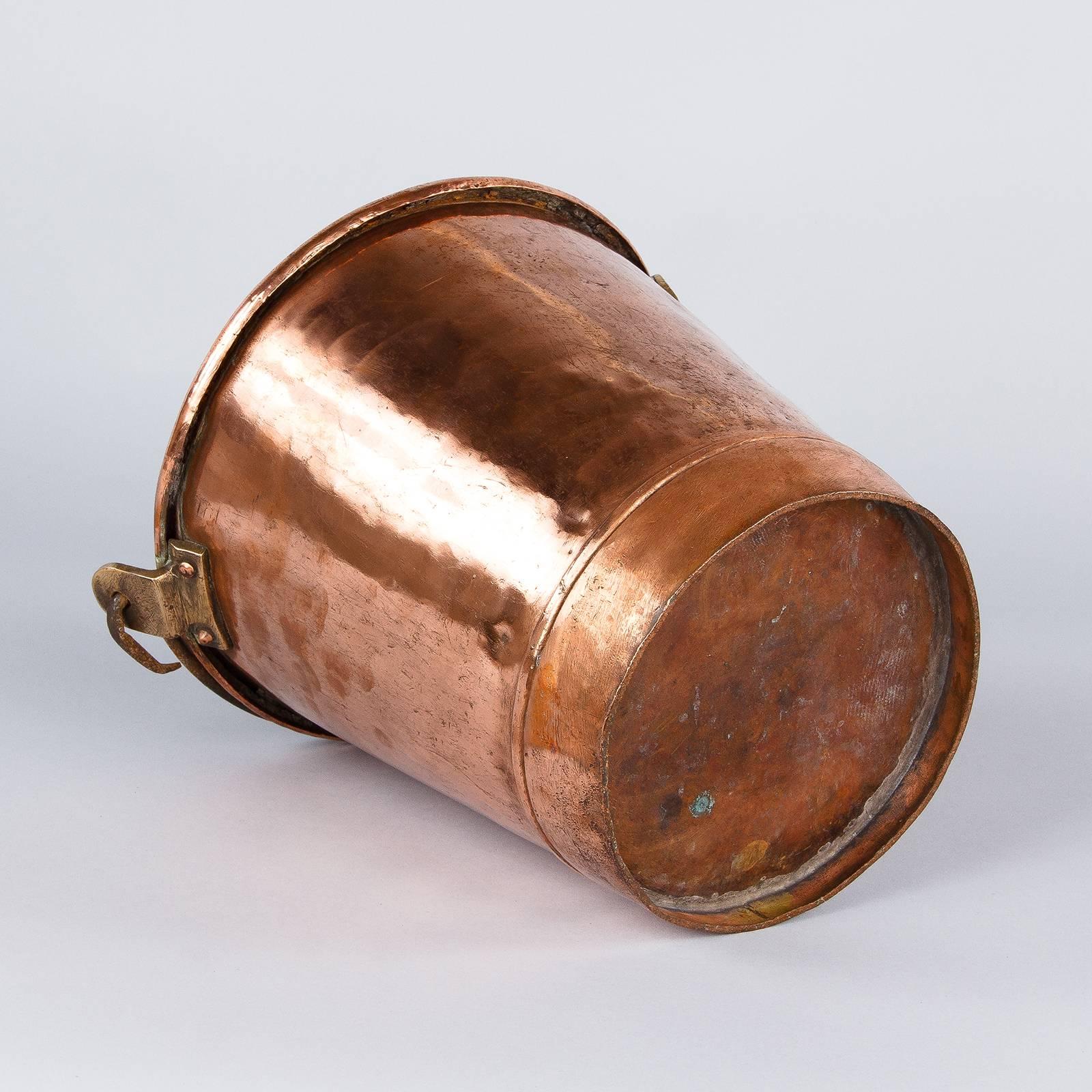 19th Century French Copper Bucket 6