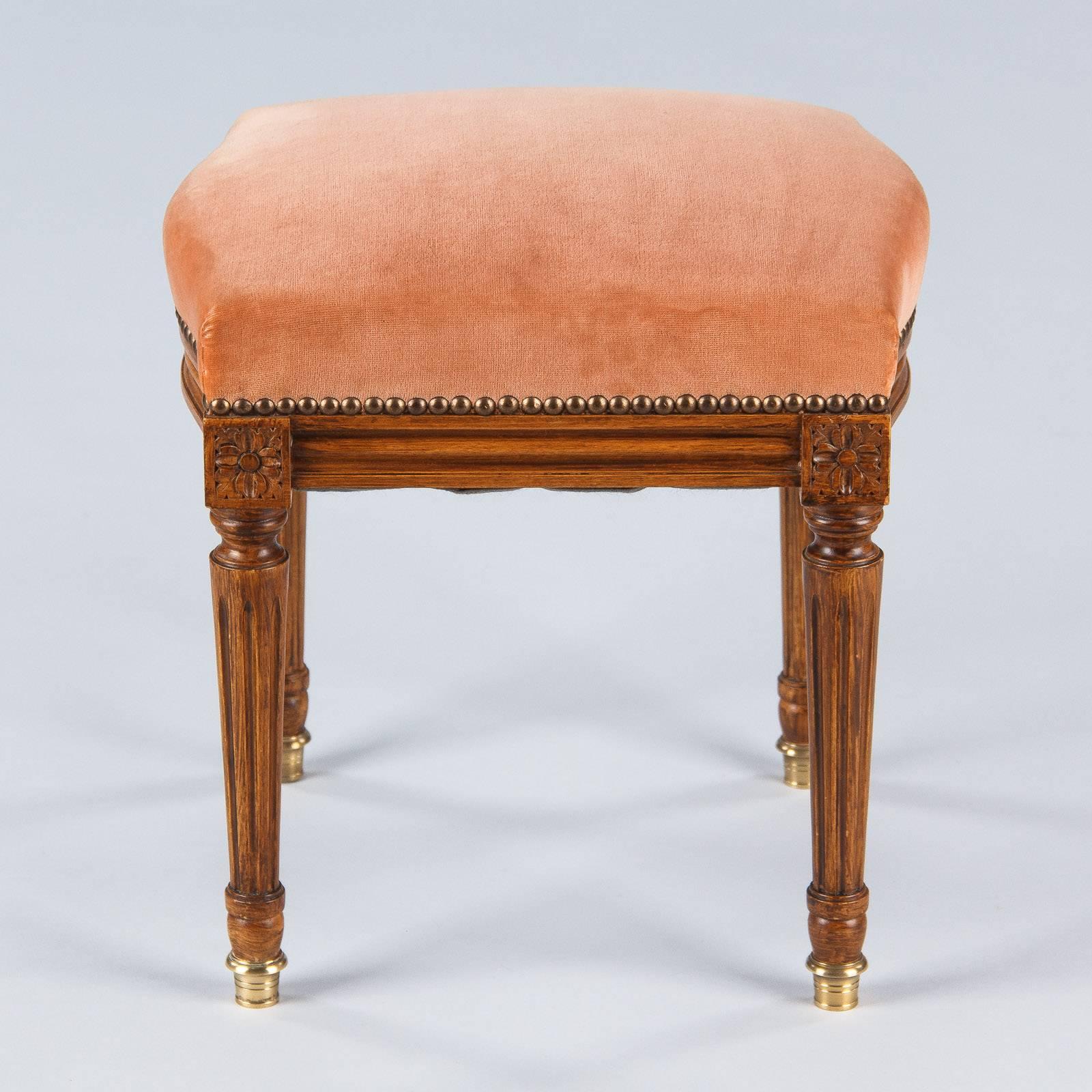 20th Century Louis XVI Style Stool from France, Early 1900s