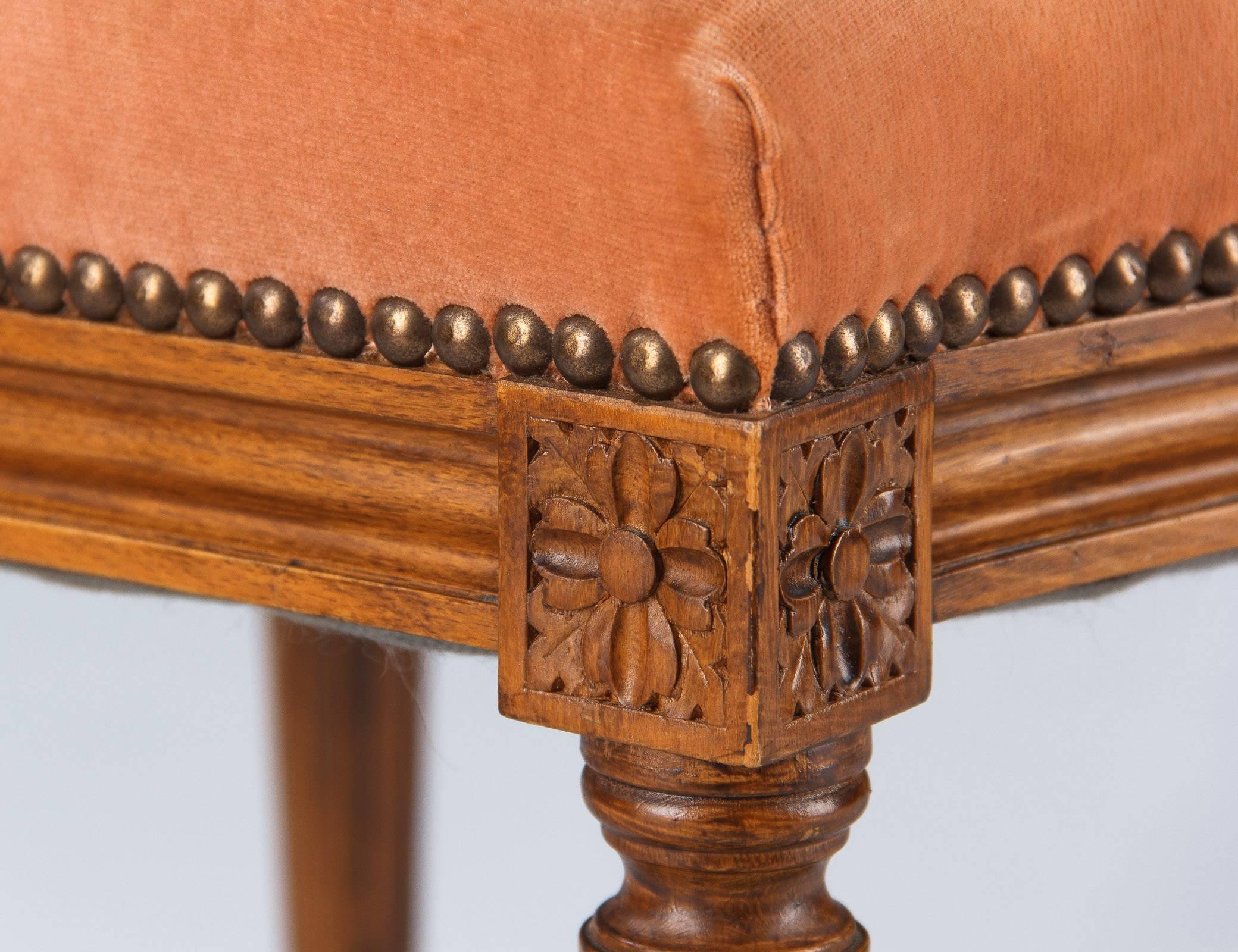 Louis XVI Style Stool from France, Early 1900s 2