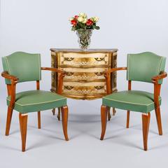 Commode de style rococo vénitien peinte:: circa 1950s
