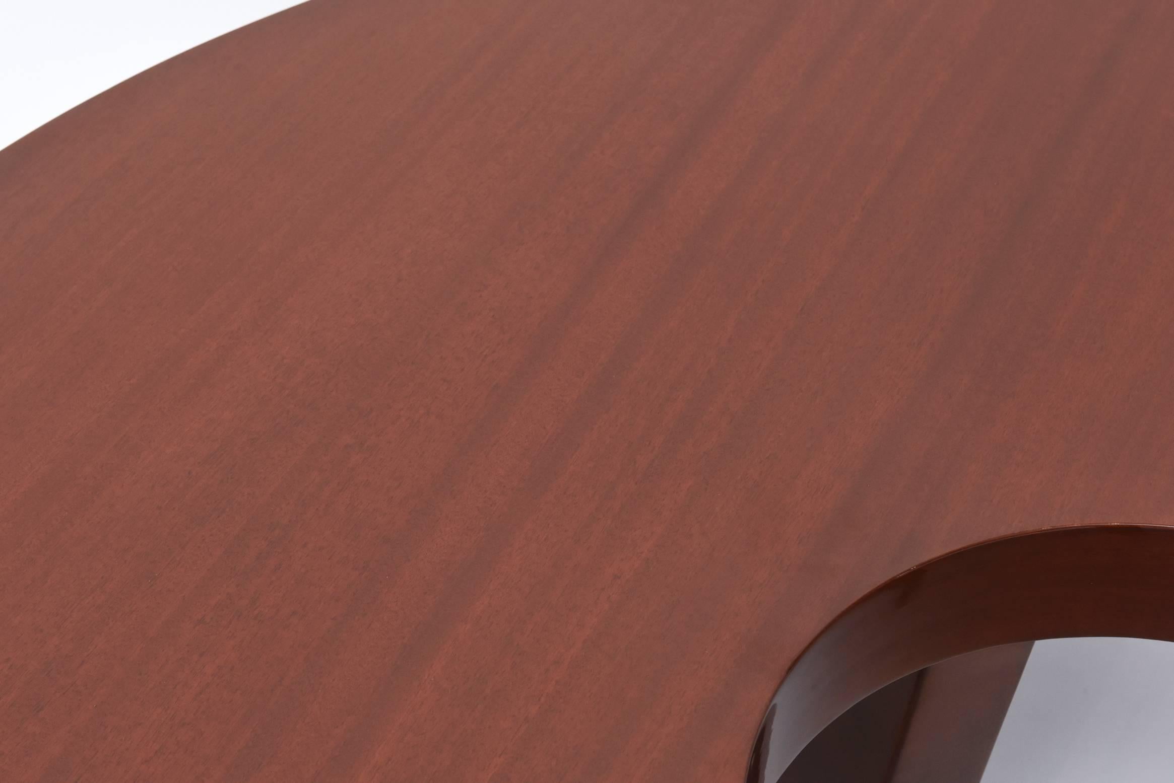 American Modern Mahogany Two Part Low Table, Harvey Probber 5