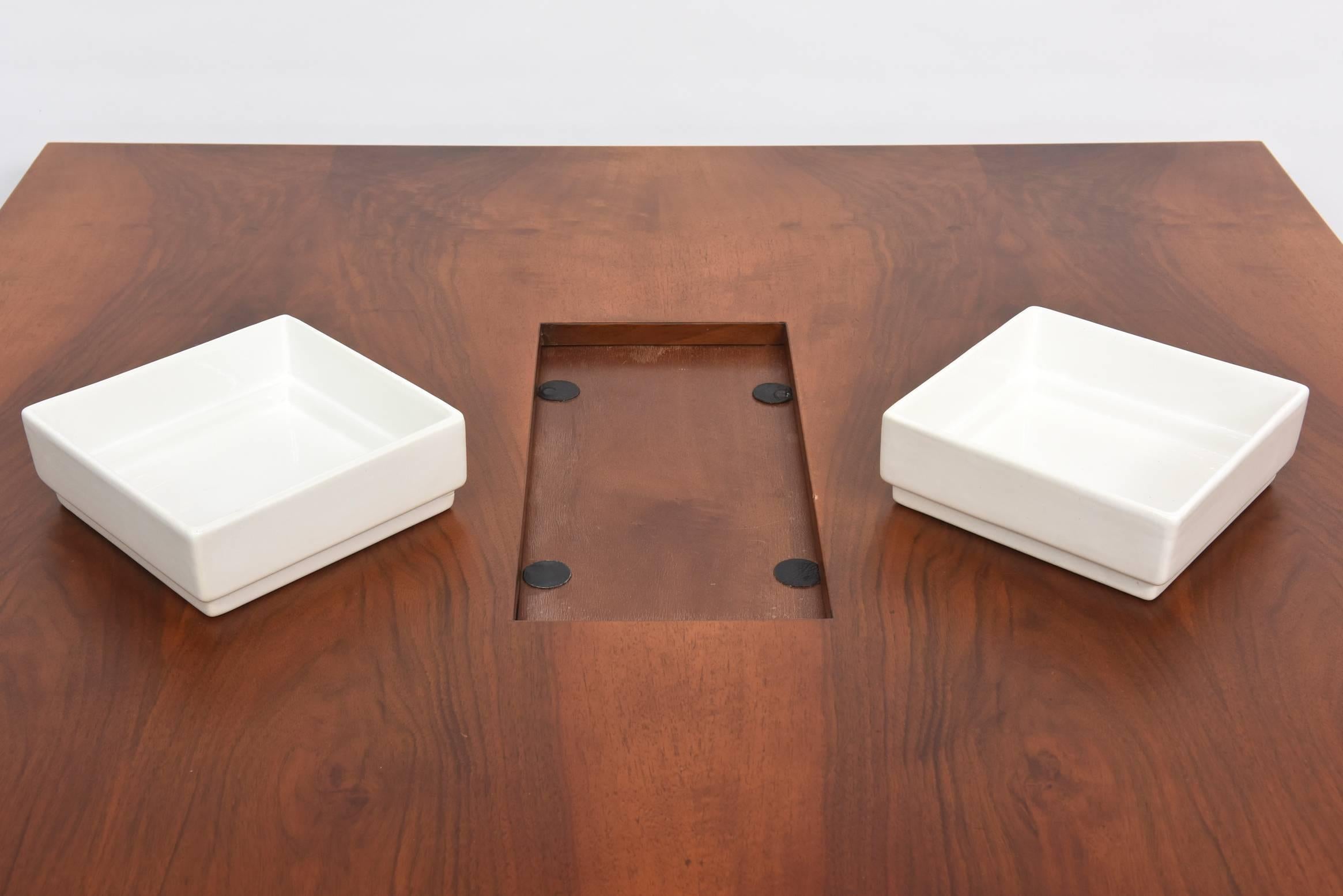 Italian Modern Extension Dining Table, Silvio Coppola For Sale 2