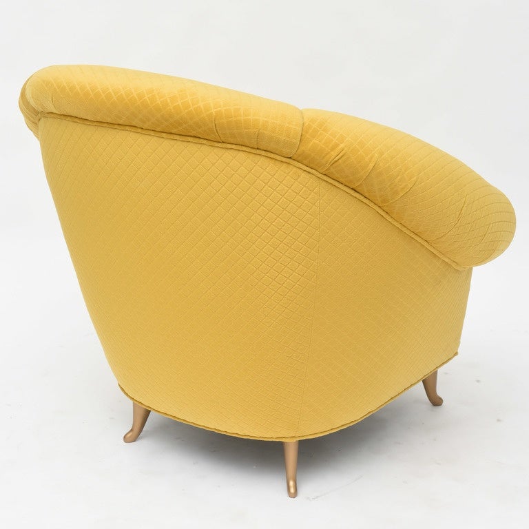 Pair of Italian Modern Lounge Chairs, Gio Ponti for ISA, Model 12690, 1950' For Sale 2