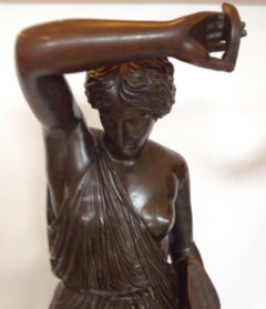 Monumental Bronze Sculpture of Diana of Gabii, Ferdinand Barbedienne