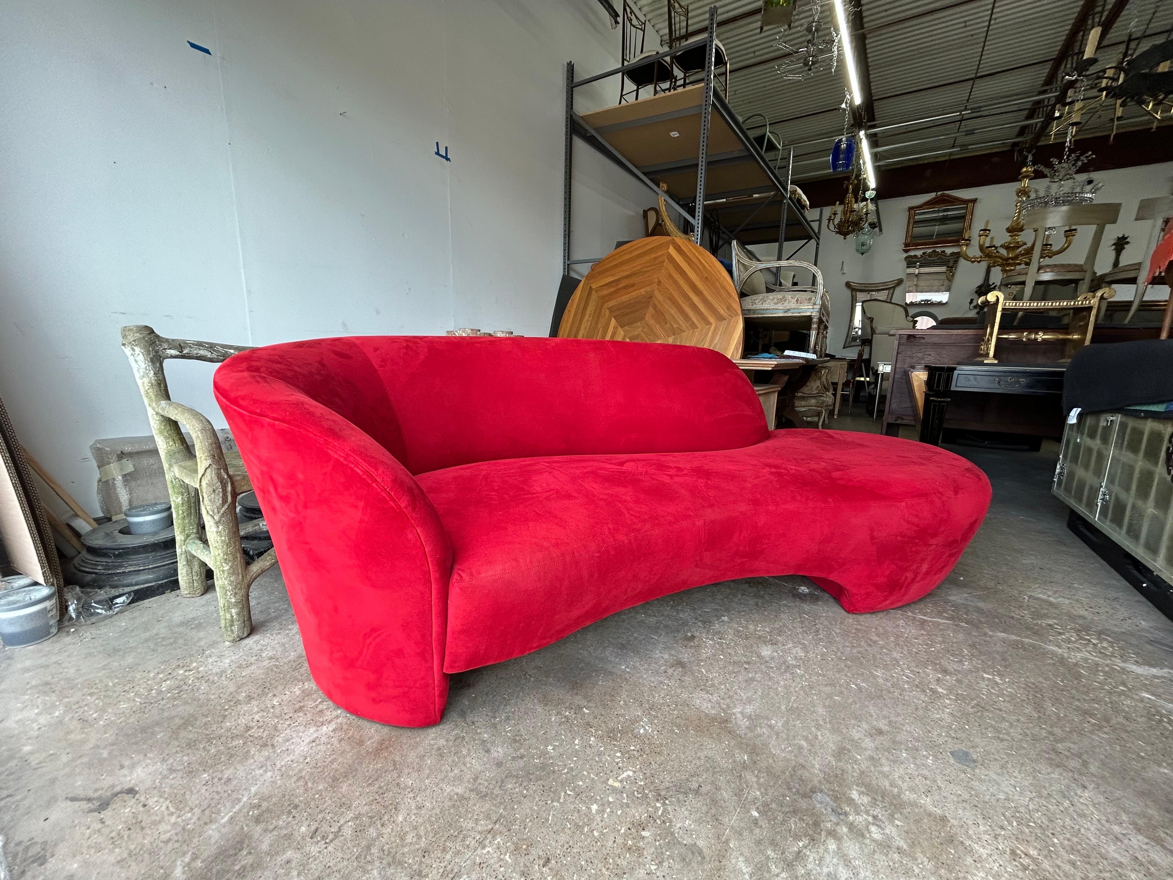 Vladimir Kagan for Directional Serpentine Sofa For Sale 1