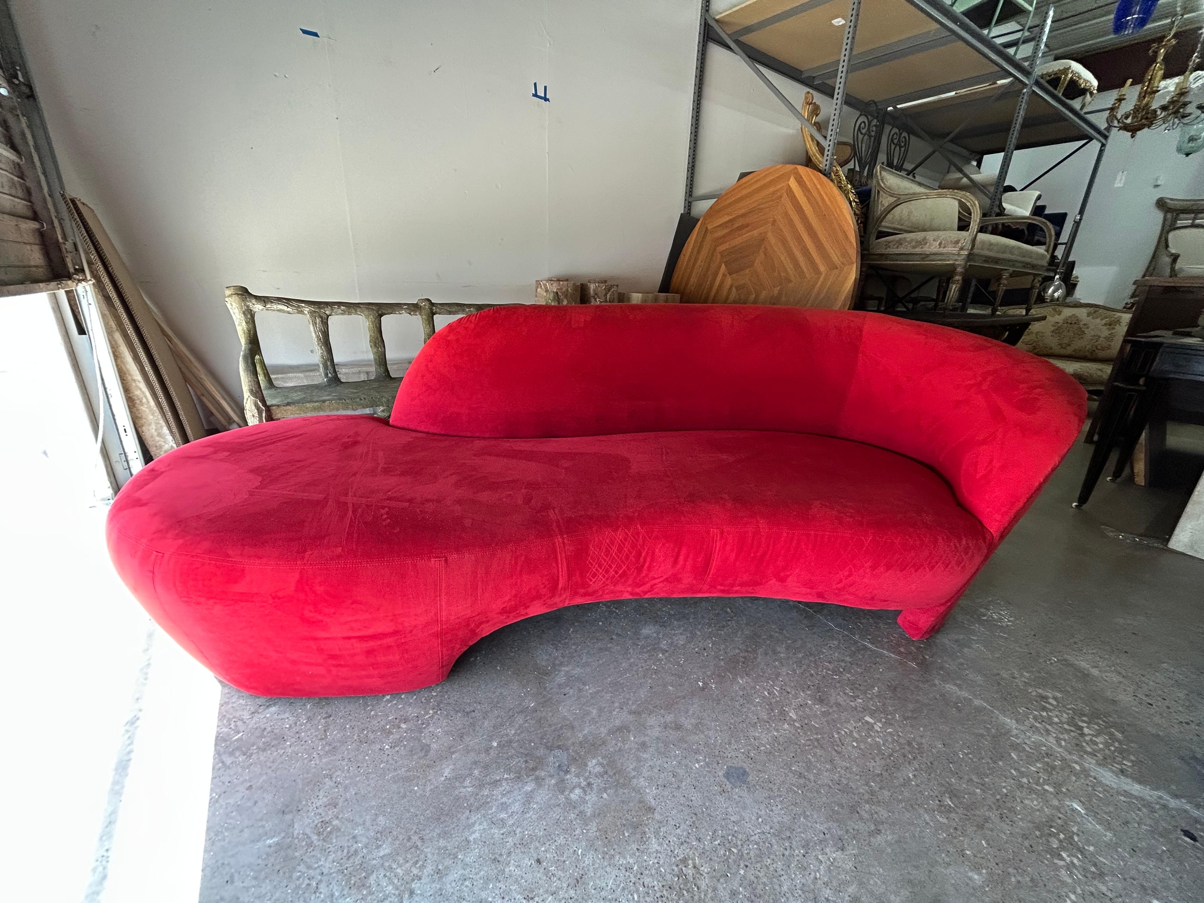 Vladimir Kagan for Directional Serpentine Sofa For Sale 7