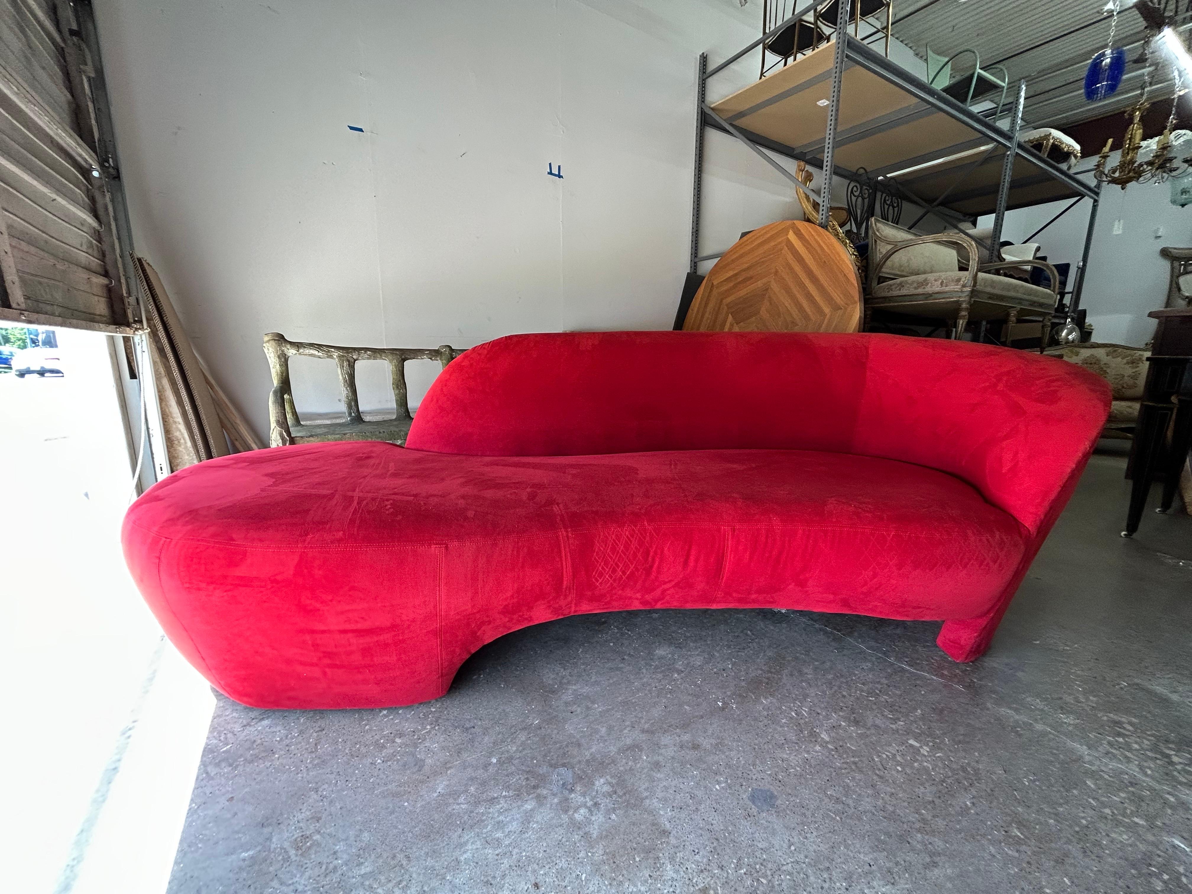Vladimir Kagan for Directional Serpentine Sofa For Sale 6