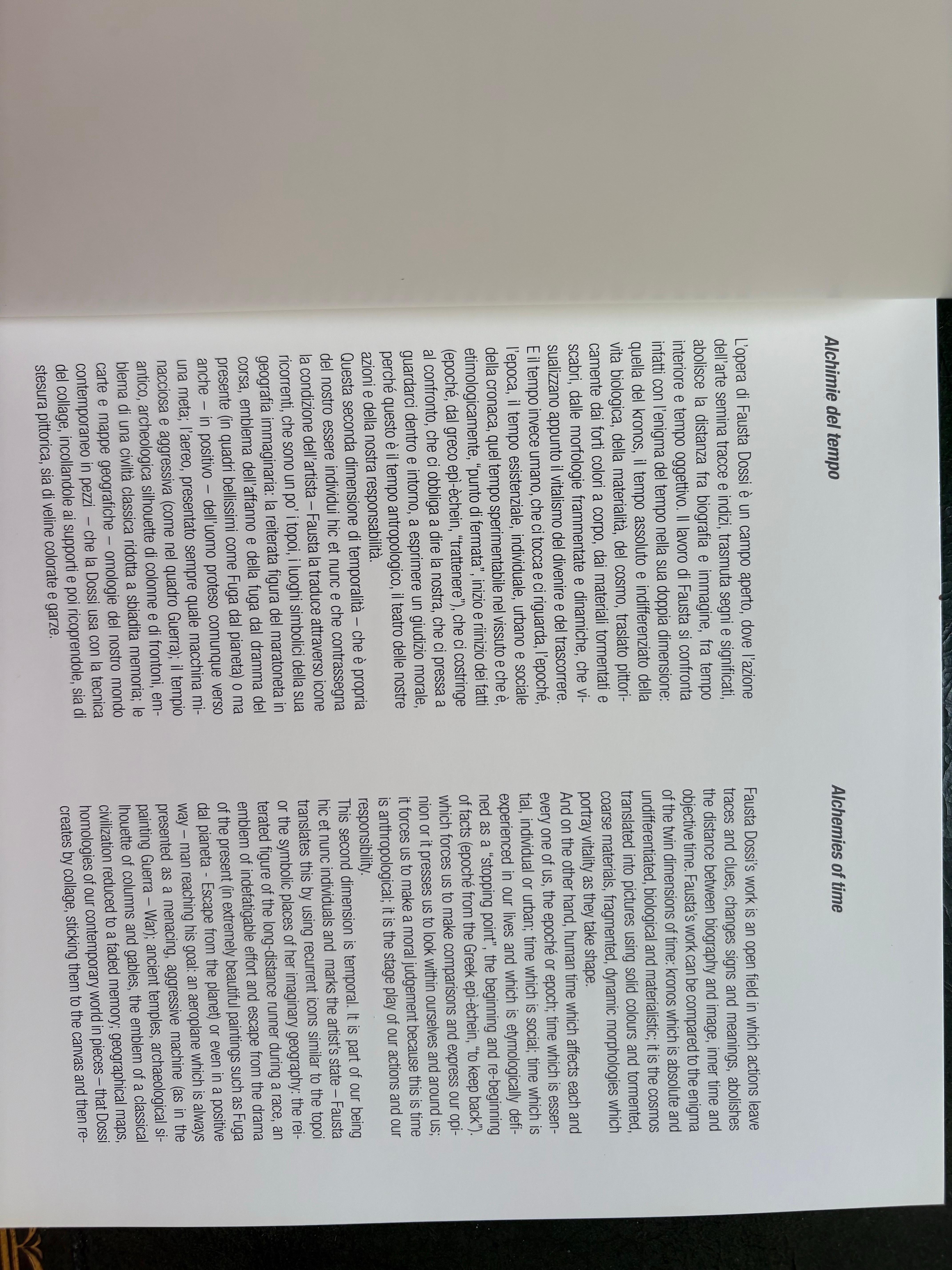 Italienisches abstraktes Ölgemälde auf Leinwand von Fausta Dossi, Mailand, 1994 im Angebot 9