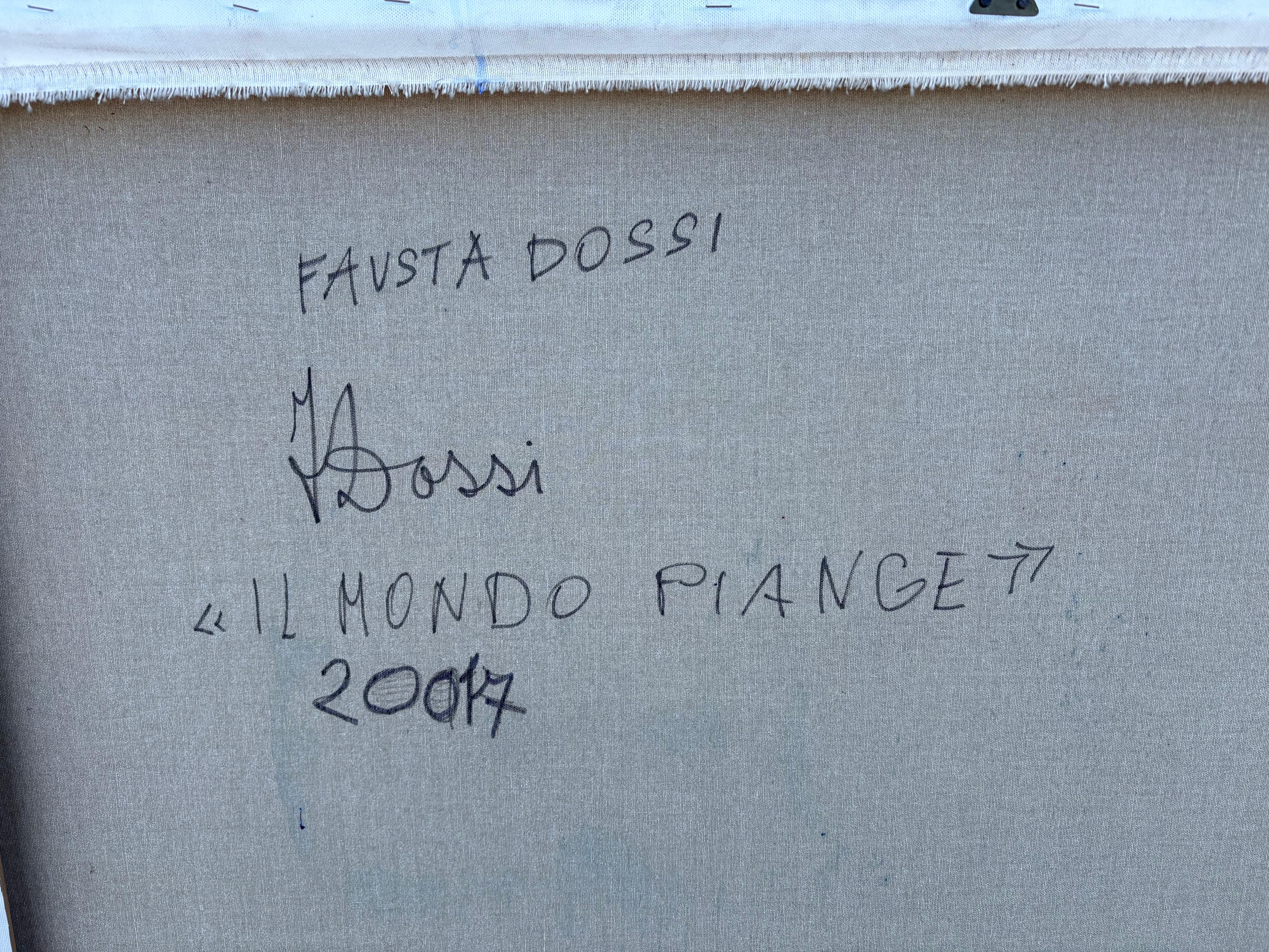 Italienische Moderne Öl auf Leinwand von Fausta Dossi im Angebot 10