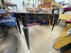 19th Century English Regency Ebonized Desk