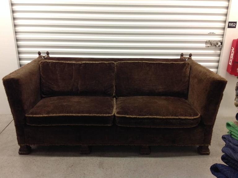 Handsome and Comfortable Knole Sofa at 1stDibs