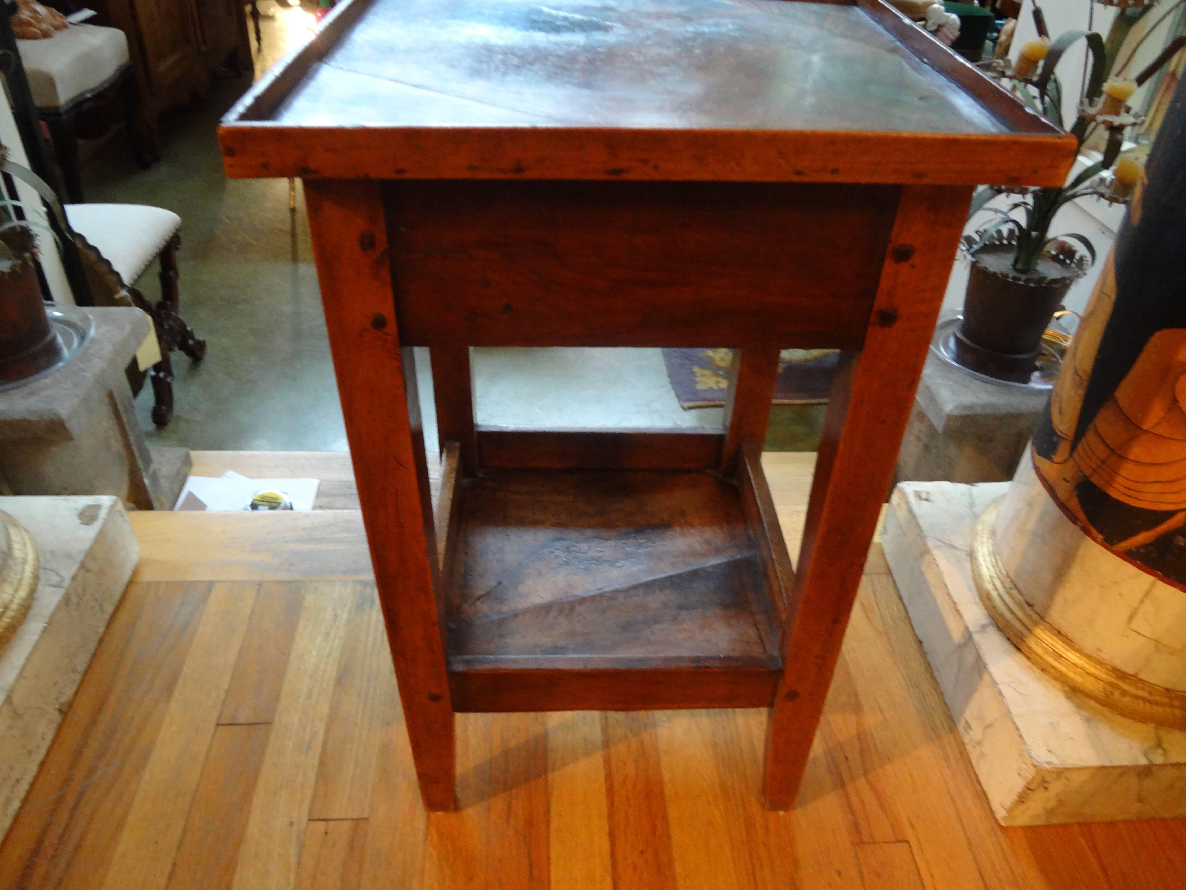 Mid-19th Century 19th Century French  Louis Philippe Walnut Table For Sale