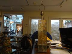 Large French Resin Lamp by Romeo, Paris