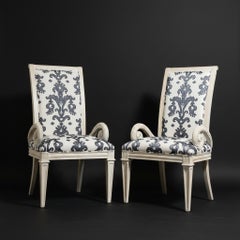 Coppia di poltrone in stile Dorothy Draper