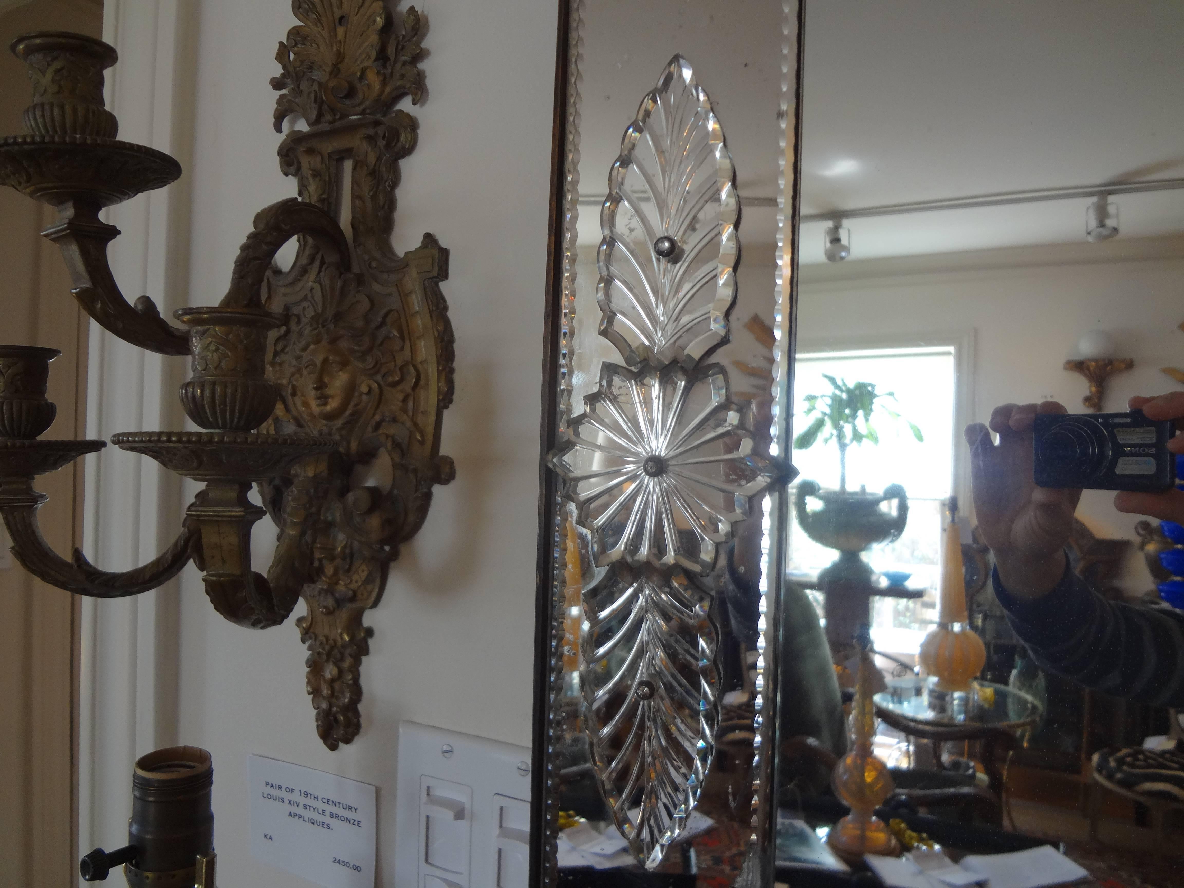 19th Century Louis XVI Style Venetian Mirror