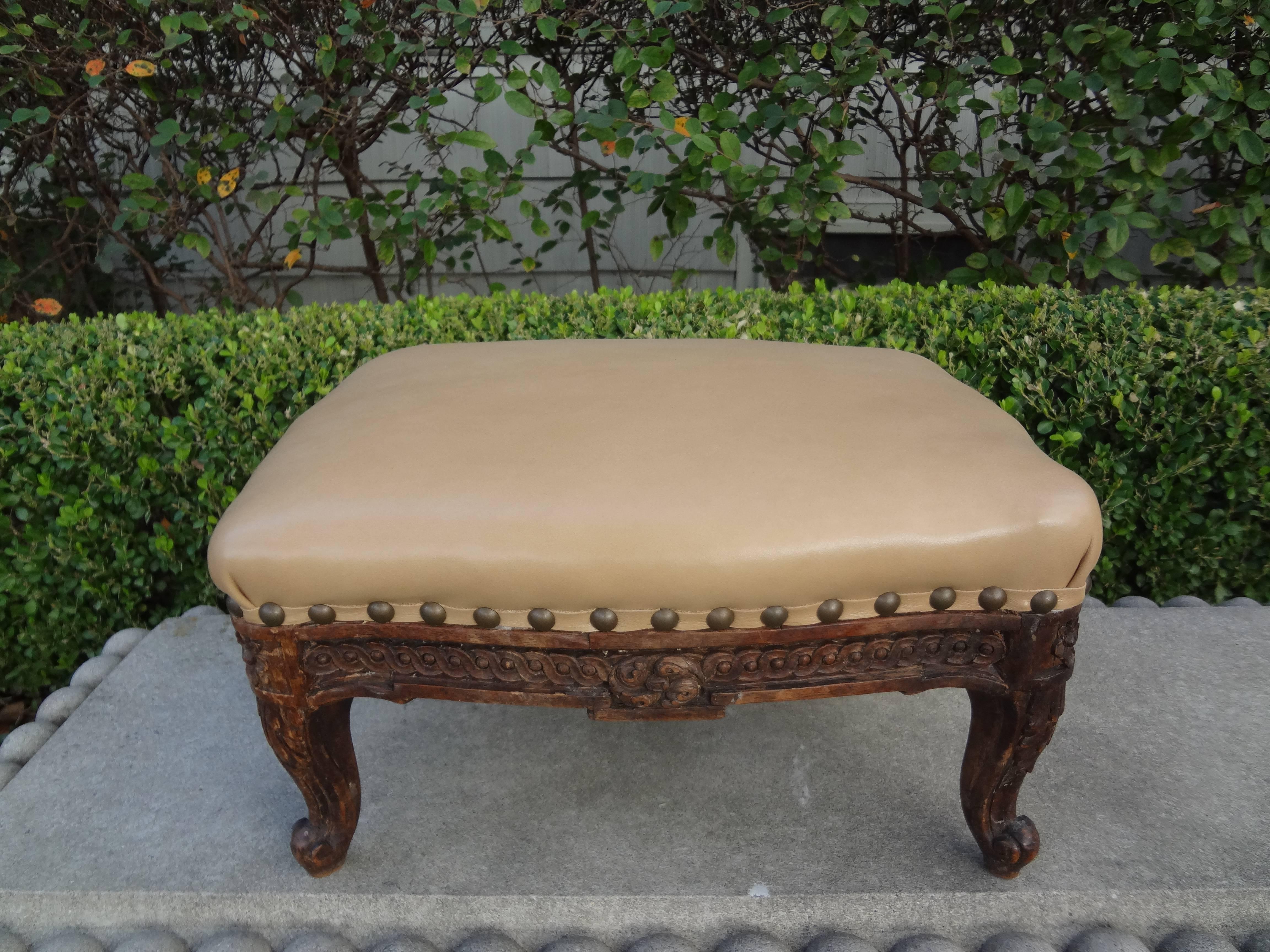 french style footstool