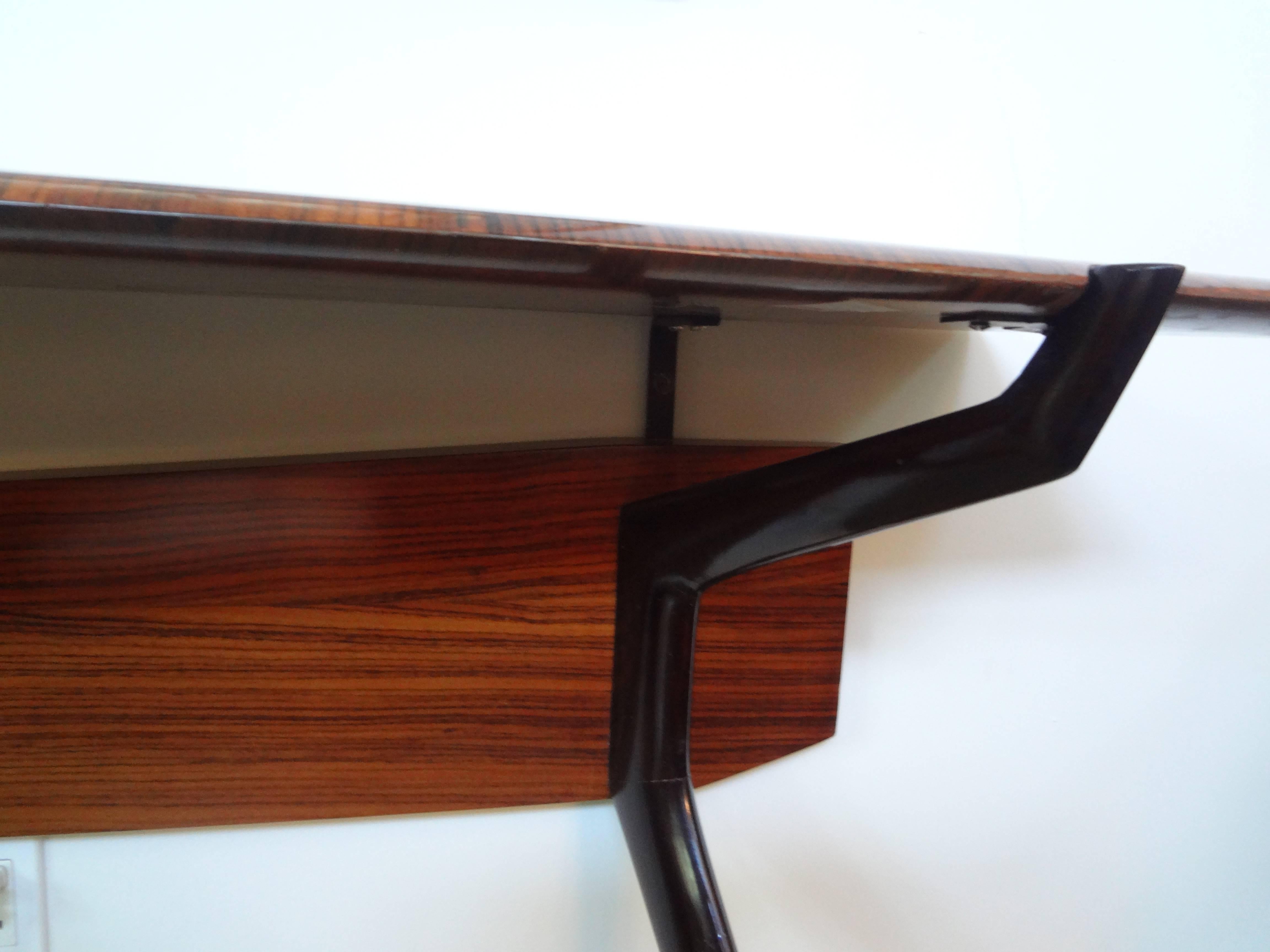 Mid-Century Modern Italian Console Table In The Style of Ico Parisi, Milan For Sale