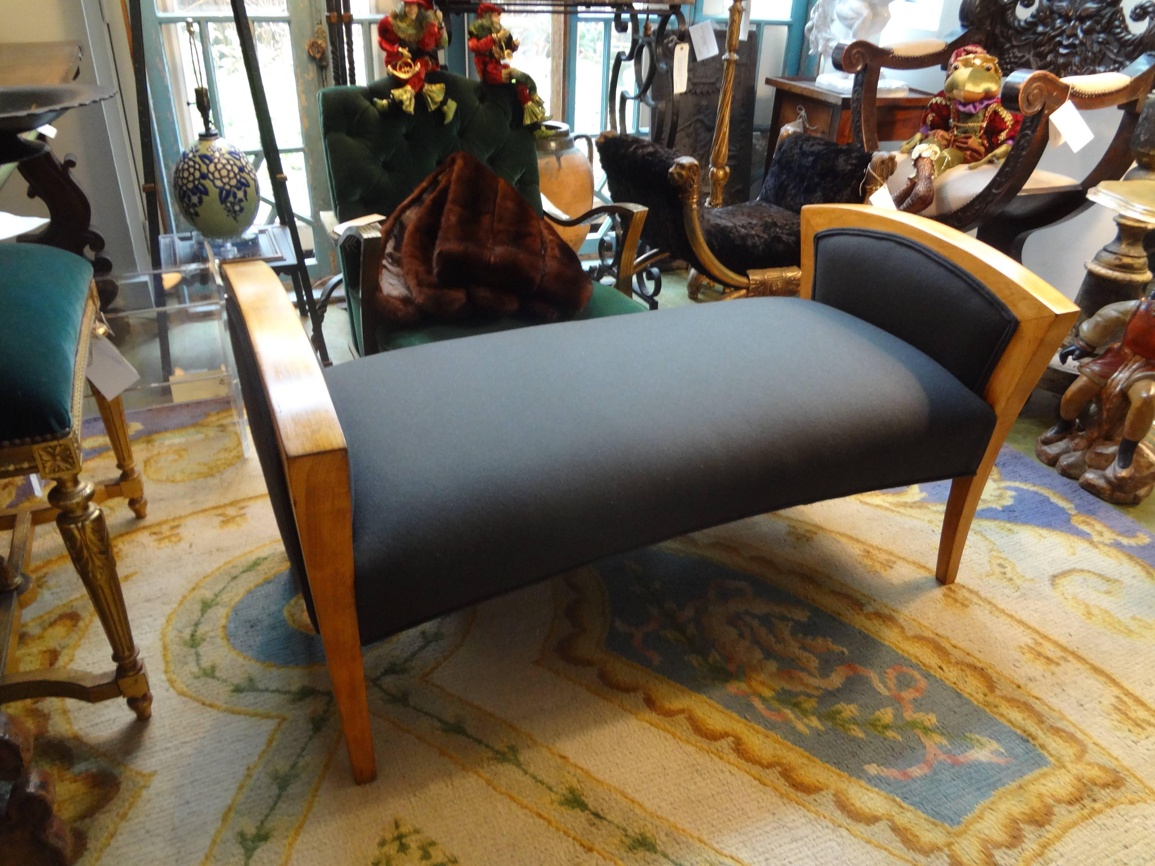 Early 20th Century French Art Deco Bench Inspired By André Arbus 