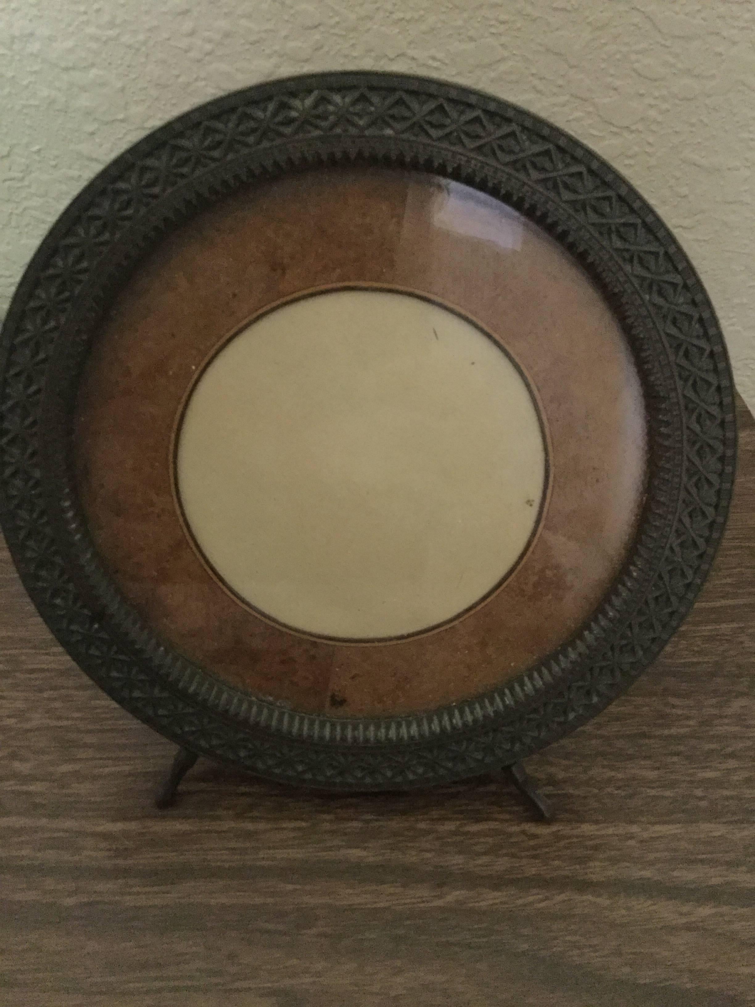 French Art Deco Bronze Picture Frame  In Good Condition In Houston, TX