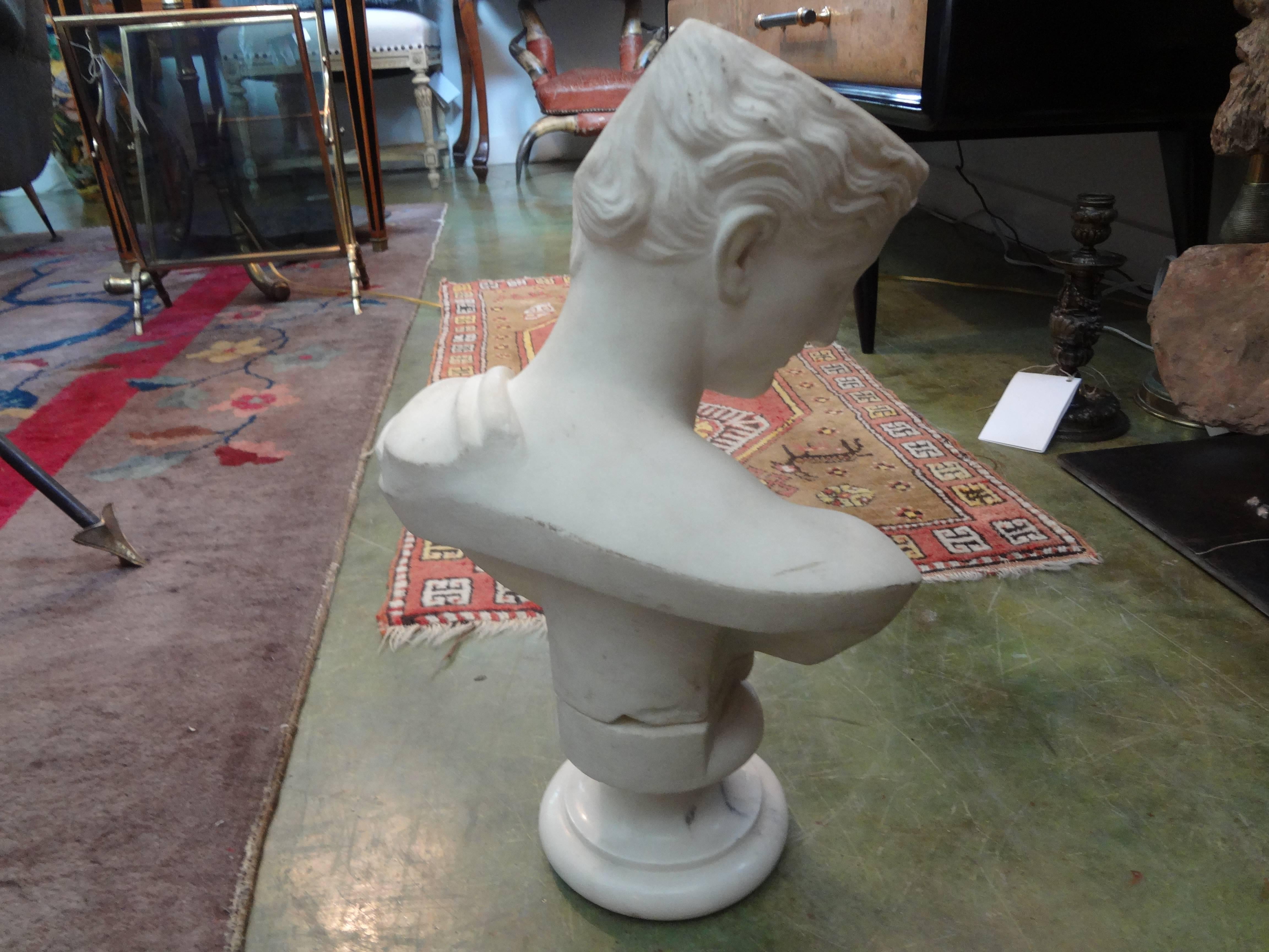 Italian Marble Bust of Psyche of Capua or Venus In Good Condition In Houston, TX