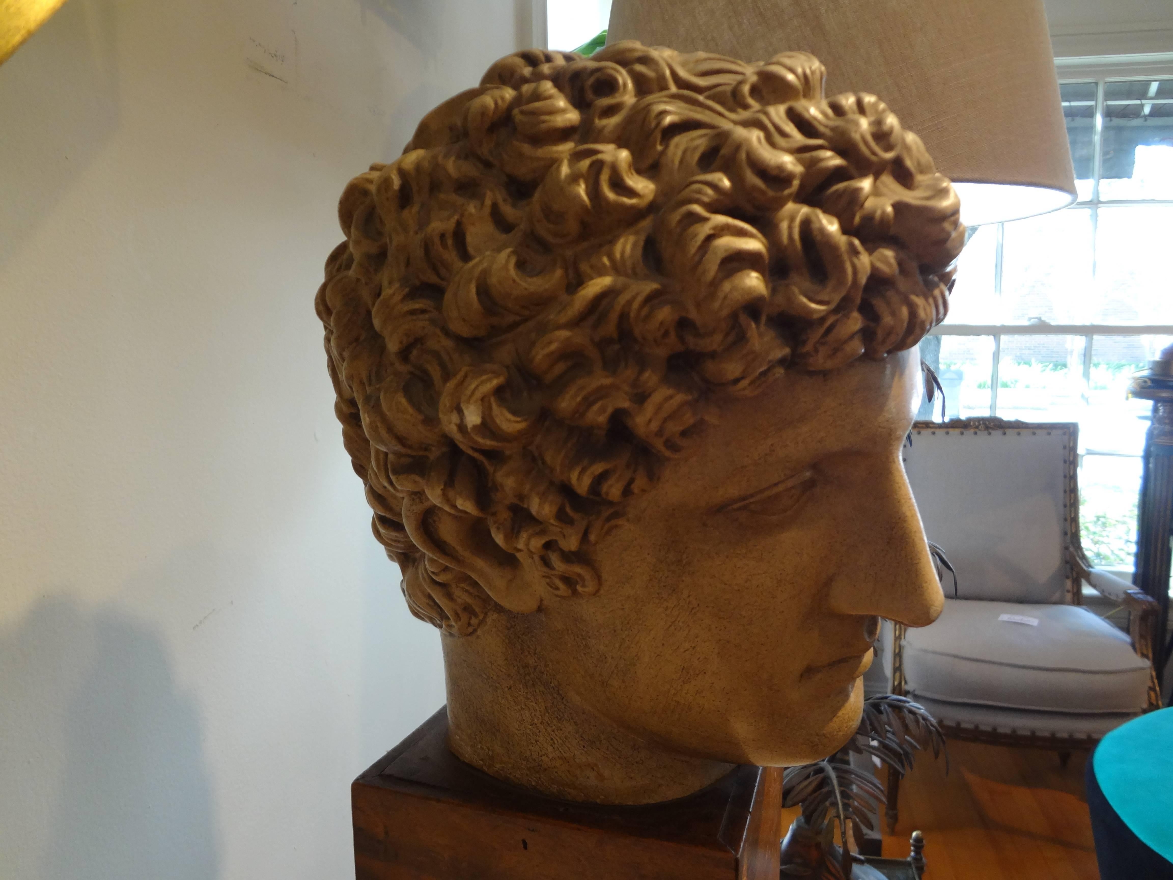 Early 20th Century Italian Terra Cotta Classical Bust