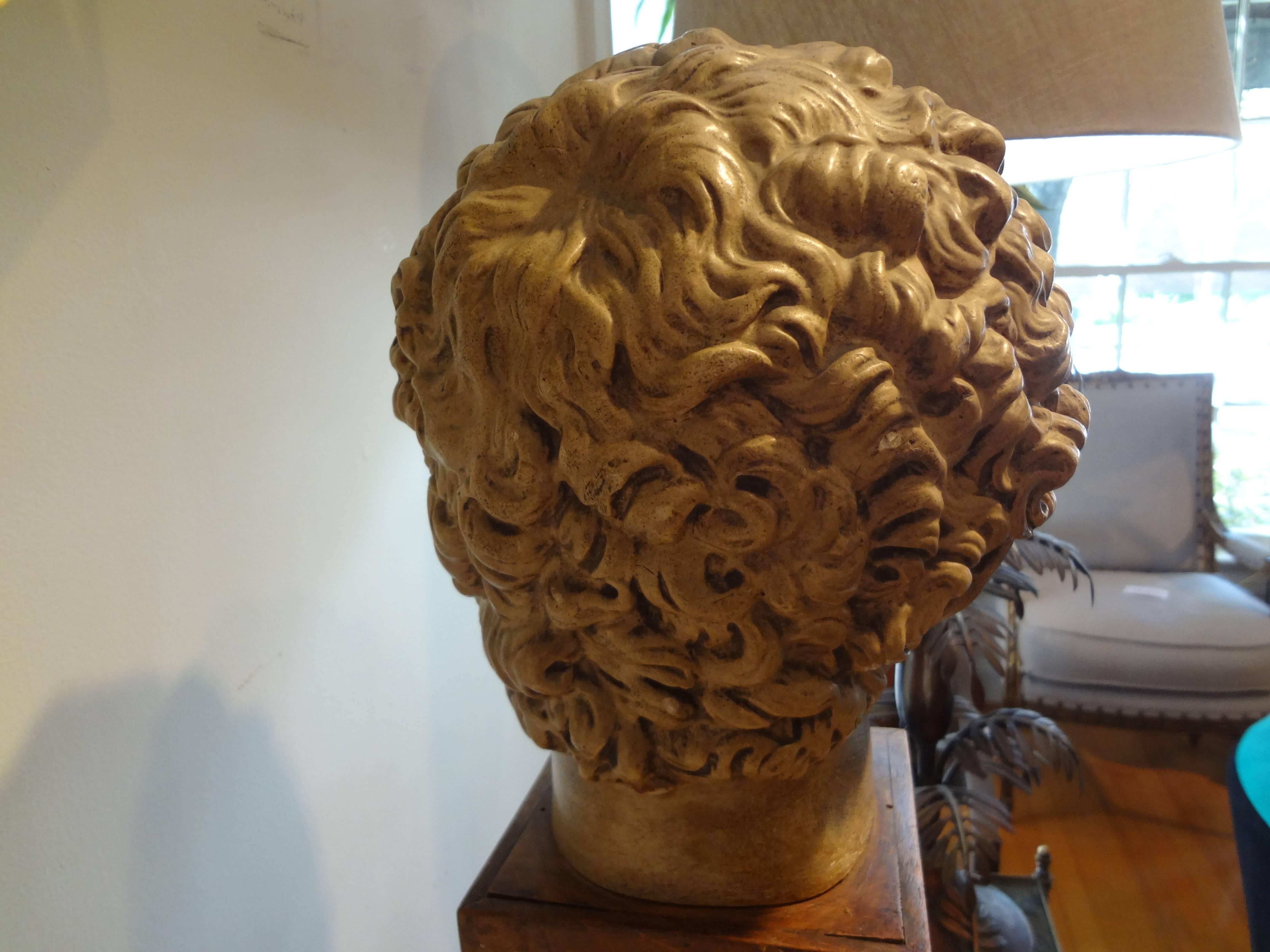 Italian Terra Cotta Classical Bust 1