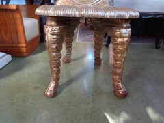 Gilt Wood Grotto Chair