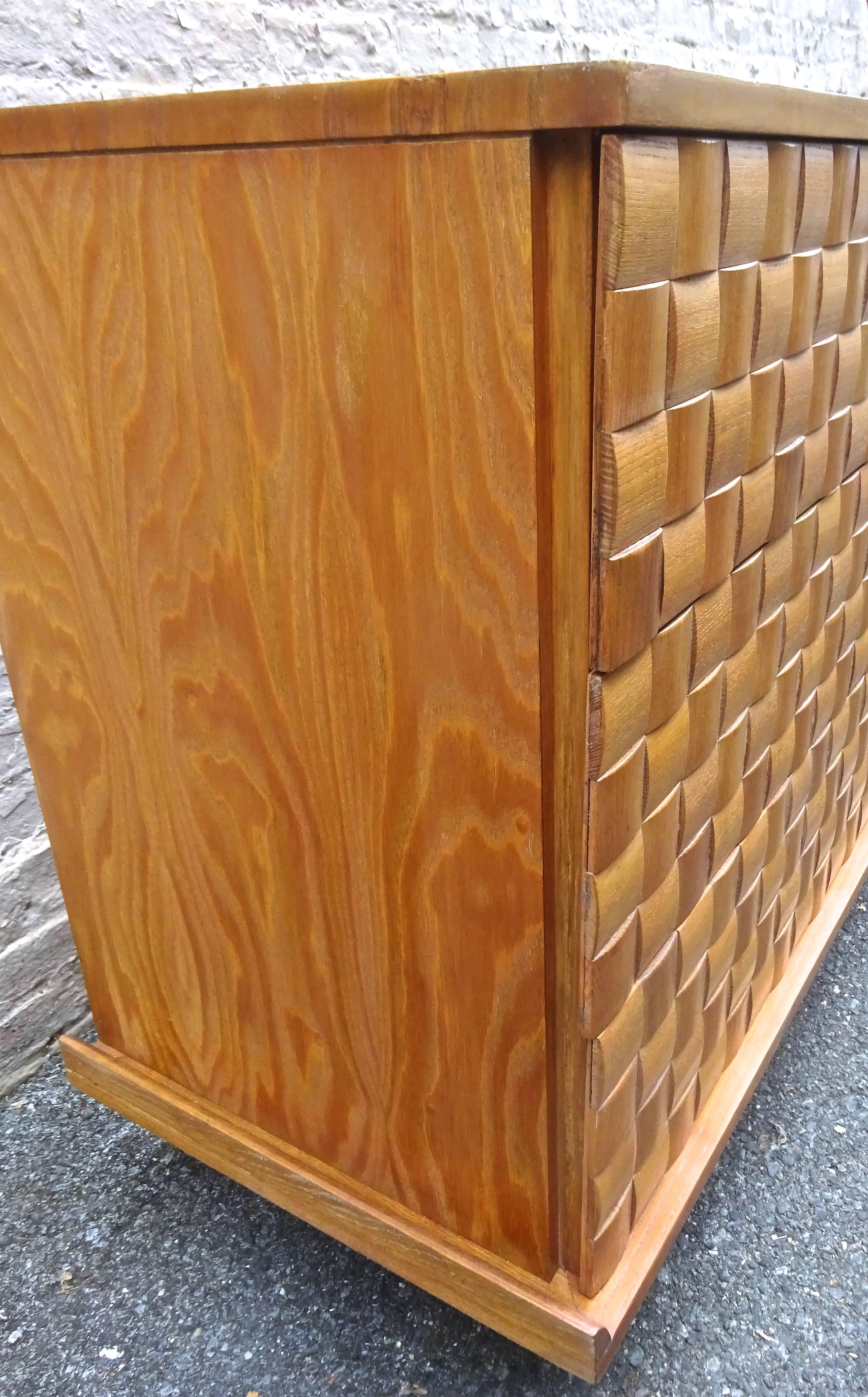 Wood 1950s Paul Laszlo American Modernist Chest of Drawers
