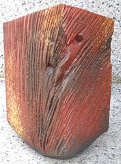 Large 1970s Modernist Japanese Art Pottery Vase