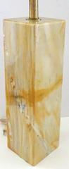 Tall Modernist 1950s Nessen Studios Marble Table Lamp