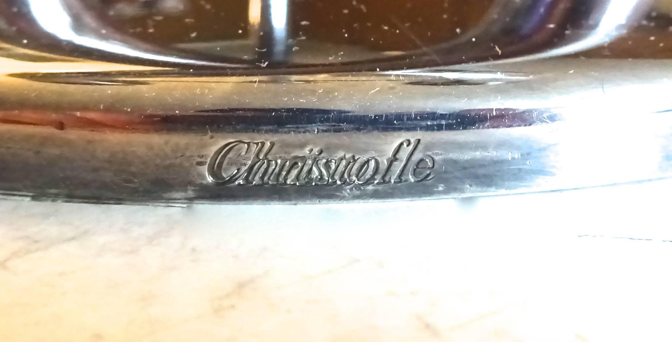 Mid-20th Century Italian Deco Gio Ponti Silver Plate Candelabra for Christofle