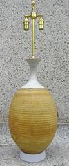 Monumental 1960s California Modern Bob Kinzie Art Pottery Table Lamp