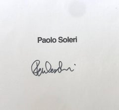 Rare 1st Edition Signed Paolo Soleri "Arcology" Book