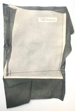 Rare Two-Sided Shaped Christo Exhibition Silkscreen Print, Chicago