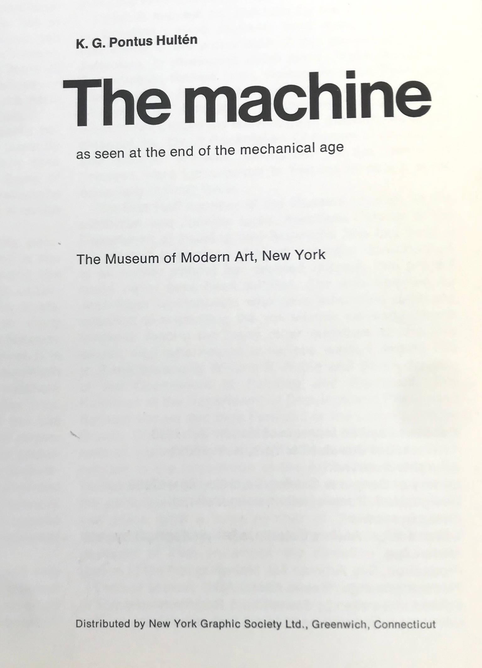 American Rare MOMA “The Machine” Book with Aluminum Covers, 1968 For Sale