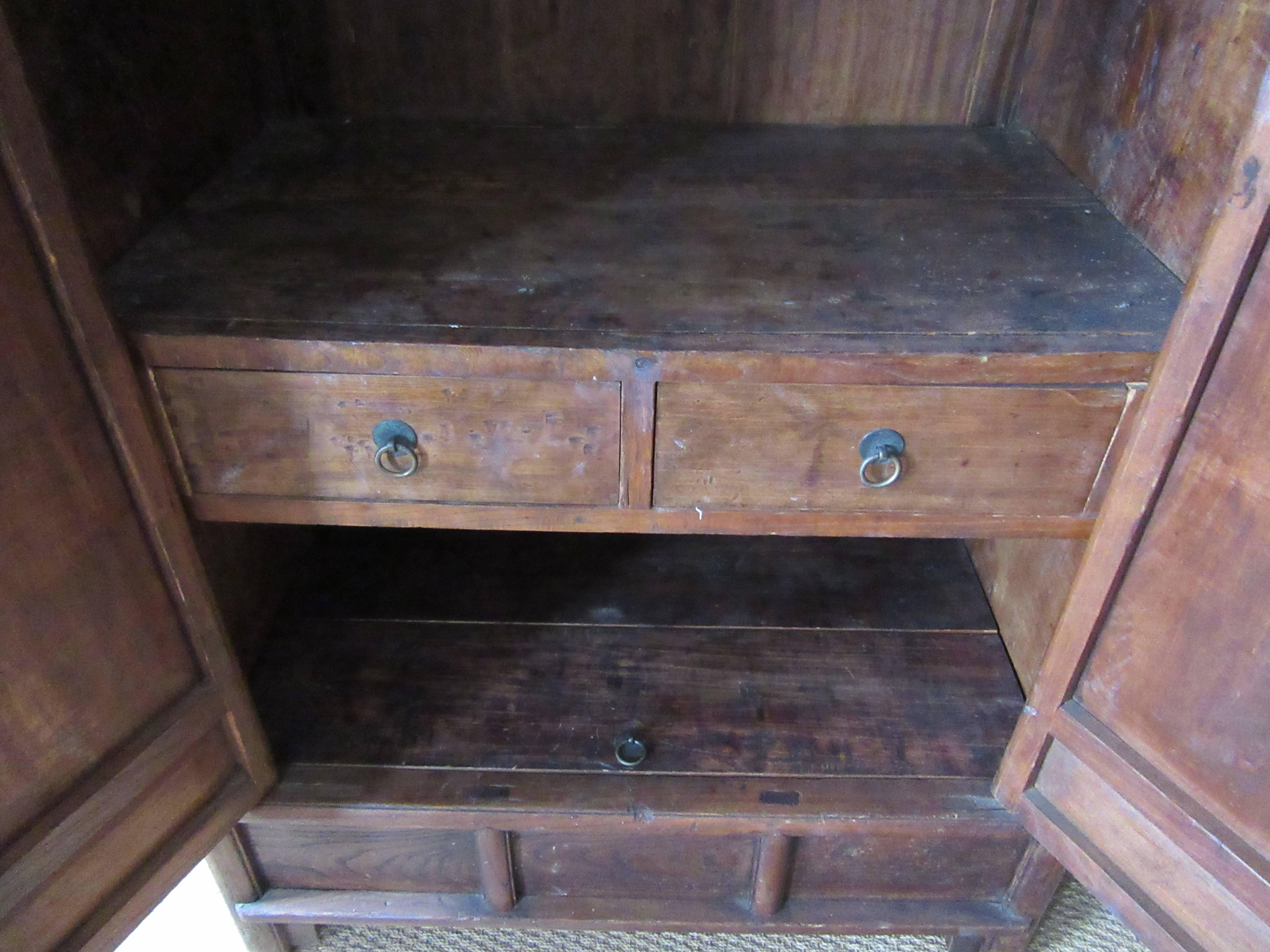 19th Century Large Chinese Scholar's Book Cabinet, Shanxi