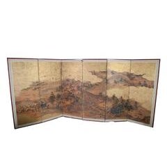 Japanese Screen - Six Panels 8