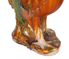 Painted Terra Cotta Rooster