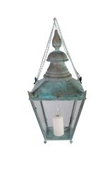 Pair of Zinc Lanterns